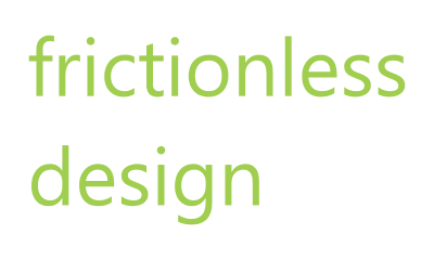 frictionless design logo